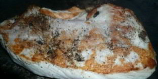 шницель с чесноком