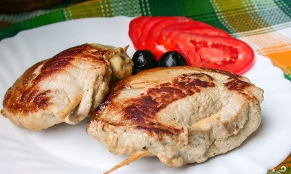 Рецепт шницеля с грибами