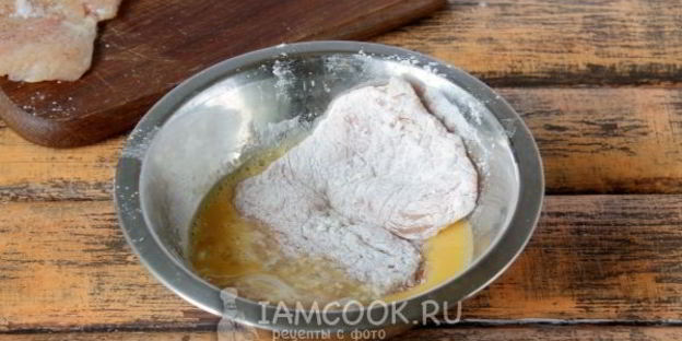 шницель с сыром