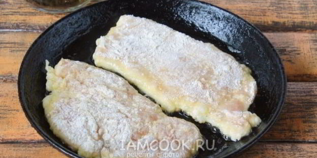 шницель с сыром