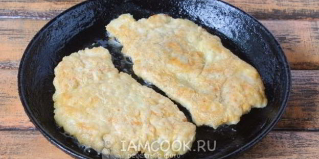 шницель с сыром