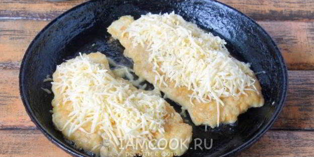 шницель с сыром