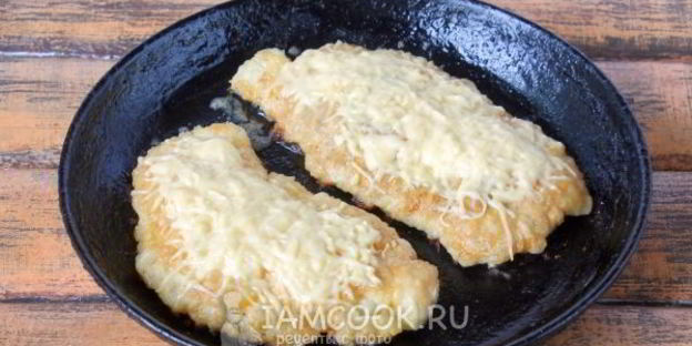 шницель с сыром