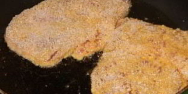 шницель в панировке