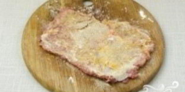 шницель в сухарях