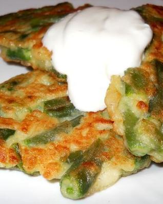 Шницель вегетарианский из стручковой фасоли