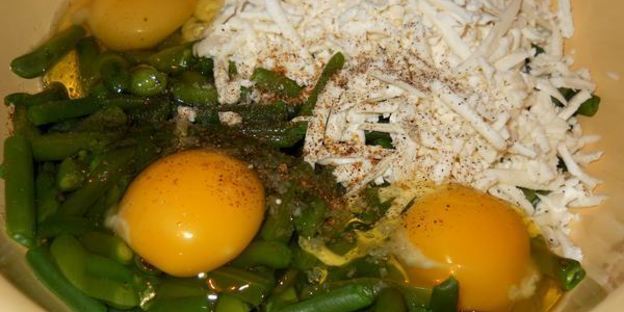 шницель вегетарианский из стручковой фасоли