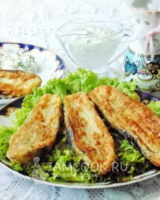 Шницели из баклажанов