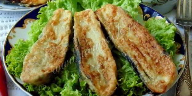 шницели из баклажанов