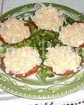 Шницели куриные и печень с салатом