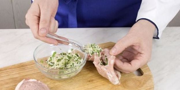 шницели с пряной начинкой