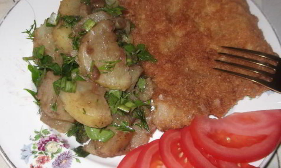 Рецепт свиного шницеля по-венски