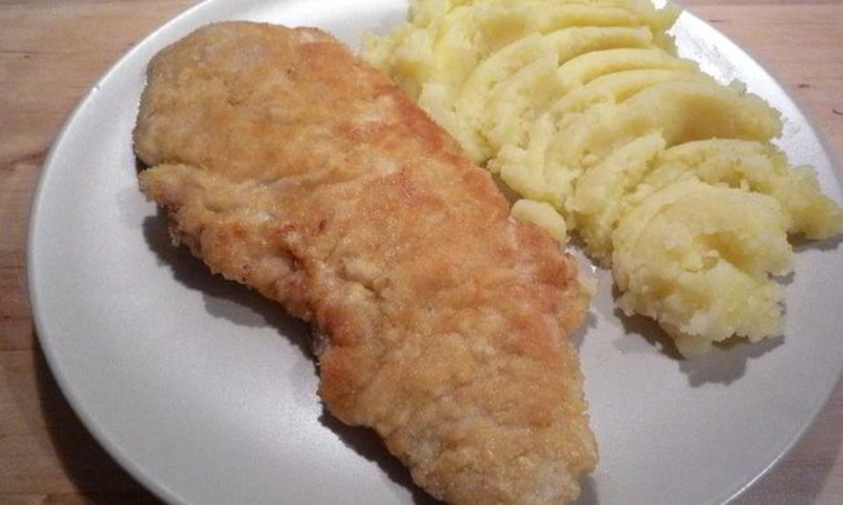 Рецепт свиного шницеля в панировке