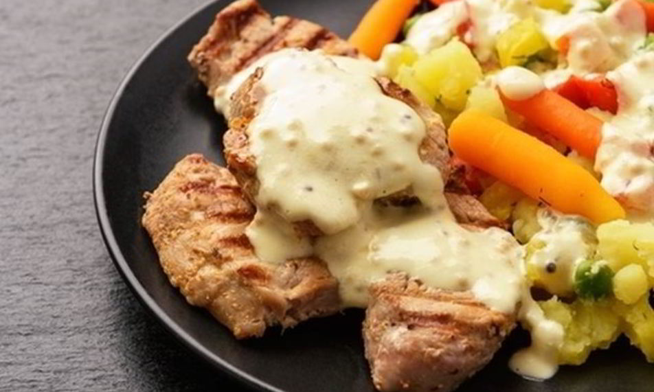 Рецепт цветного шницеля