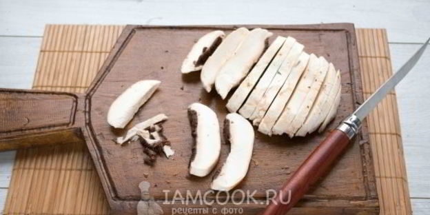 вегетарианский грибной шницель