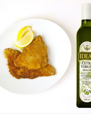 Венский шницель на растительном масле