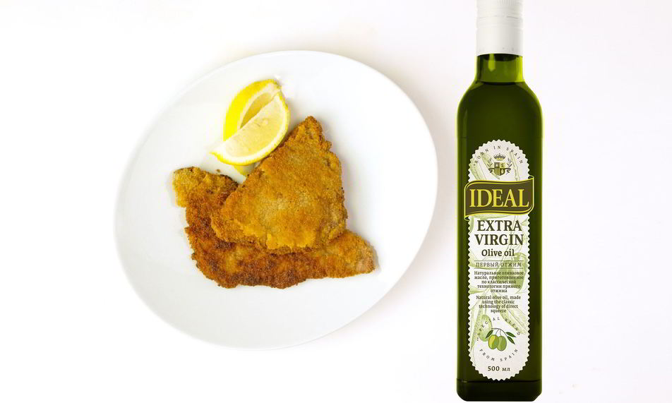 Рецепт венского шницеля на растительном масле