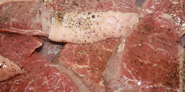 говяжьи стейки-гриль маринованные в светлом пиве