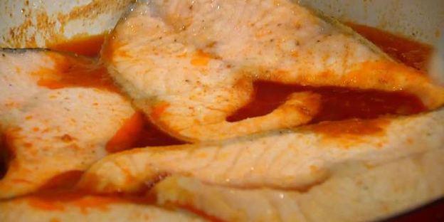 пряные стейки из семги