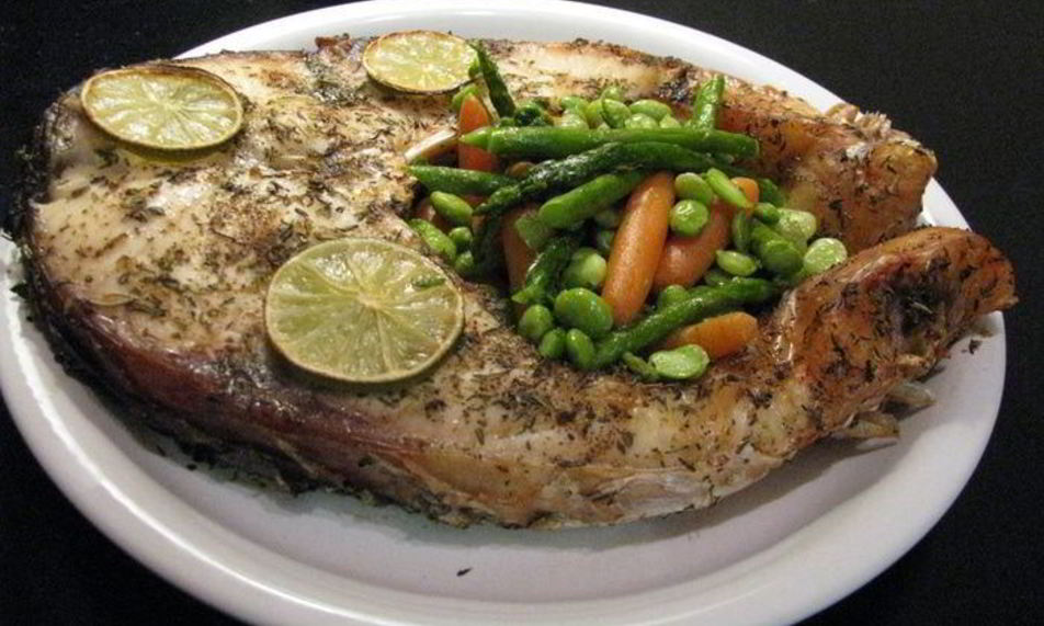 Рецепт рыбного стейка в компании