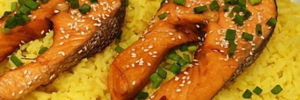 Стейк из форели в духовке