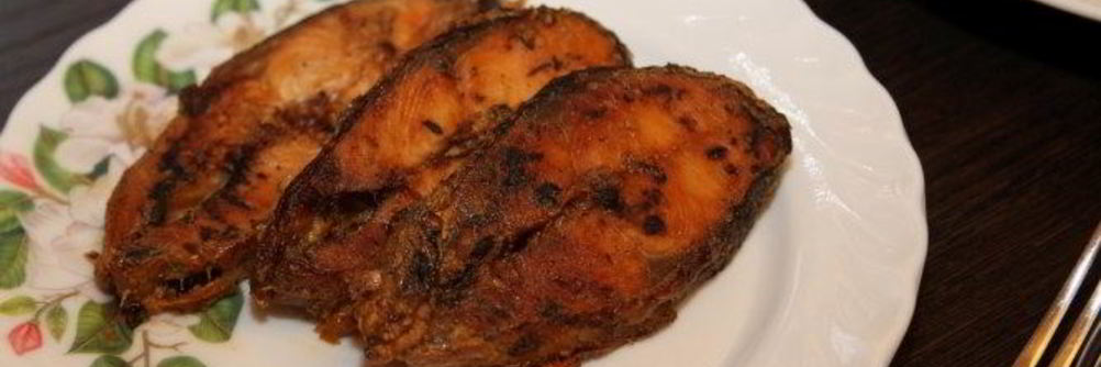 Стейк из горбуши в духовке