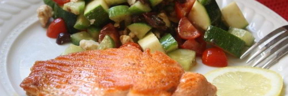 Стейк из лосося