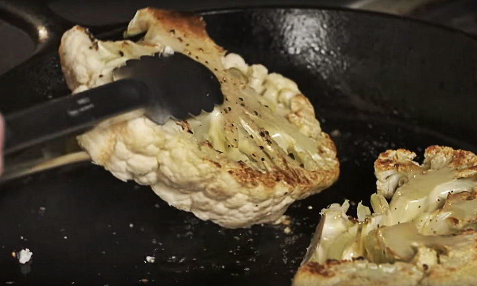 Рецепт стейка из цветной капусты