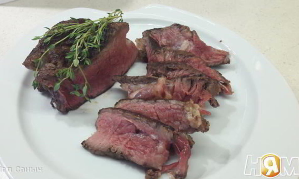 Рецепт стейка рибай с прожаркой medium rare