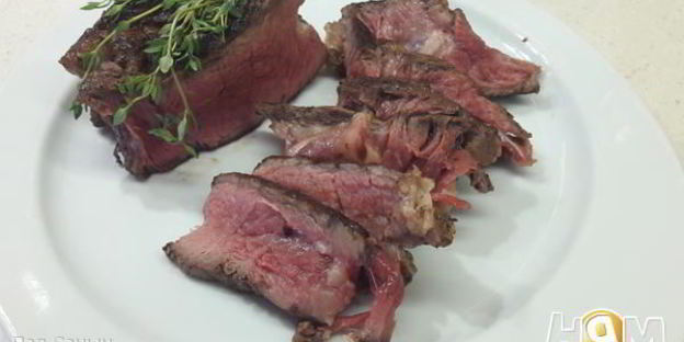 стейк рибай с прожаркой medium rare