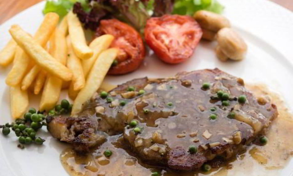 Рецепт стейка с горчичным соусом