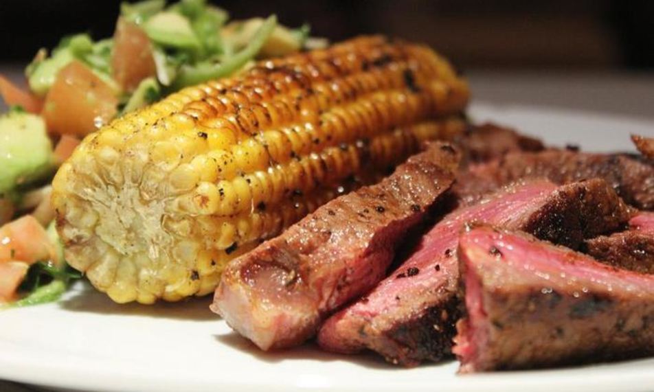 Рецепт стейка с овощами на гриле