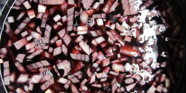 стейк с винным маслом