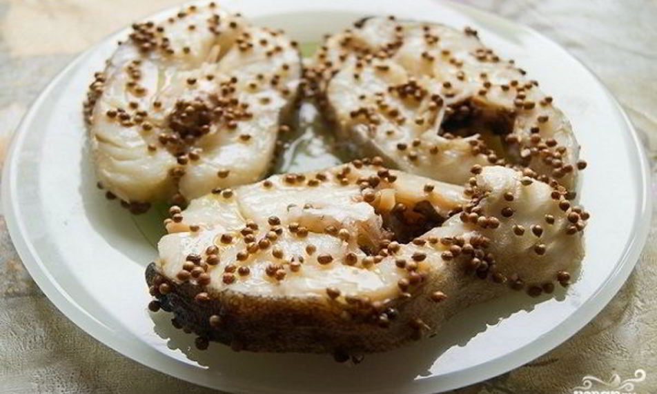 Рецепт стейка трески на пару