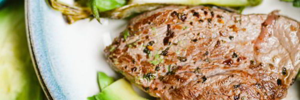 Жаренный стейк из говядины