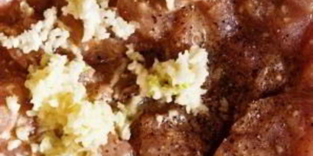 стеклянная лапша с индейкой и шпинатом