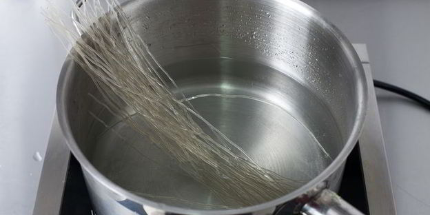 стеклянная лапша с креветками