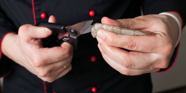 стеклянная лапша с креветками