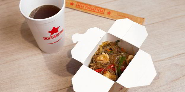 стеклянная лапша с креветками