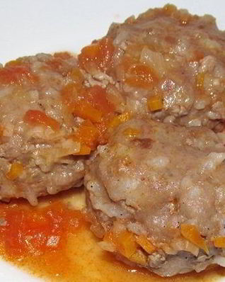 Детские тефтели с подливкой