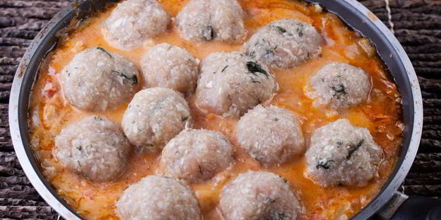 куриные тефтели с капустой