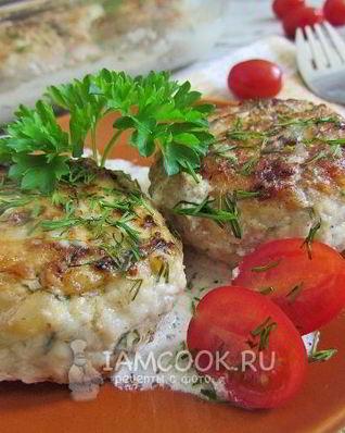 Куриные тефтели с цукини и рисом