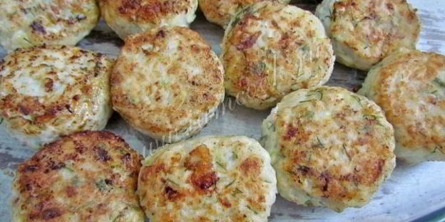 куриные тефтели с цукини и рисом