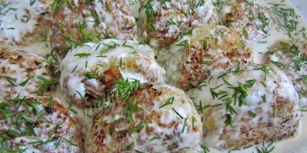 куриные тефтели с цукини и рисом