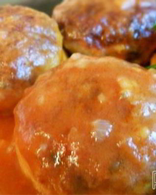 Куриные тефтели в томатном соусе