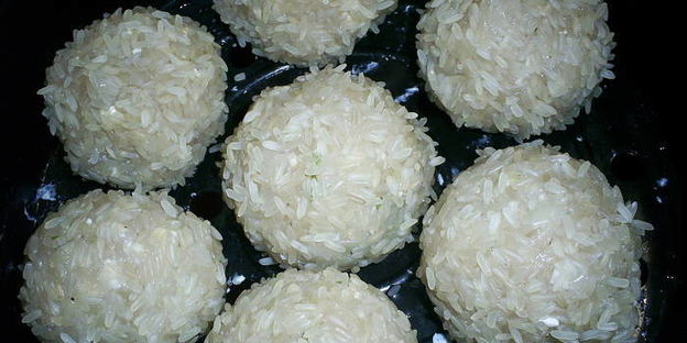 нежнейшие паровые куриные тефтели с начинкой ежики