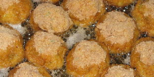 рисовые овощные тефтельки с белыми грибами