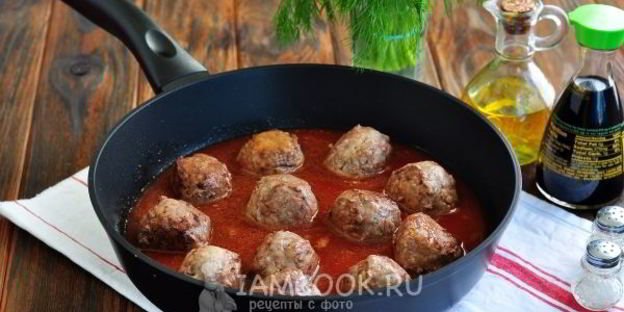 тефтели без риса с подливкой