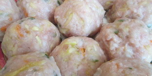 тефтели индюшачьи с овощами и мятой