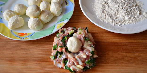 тефтели из индейки с черемшой